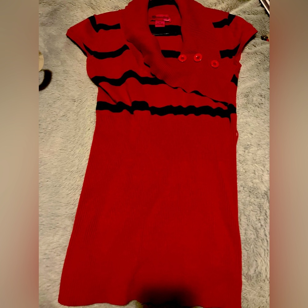 Knit sweater dress